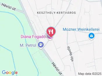 Árnyas Vendéglő Keszthely a térképen