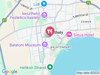 Balaton Helikon Taverna Keszthely a térképen
