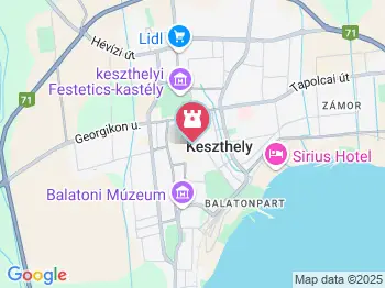 Balaton Színház Keszthely a térképen