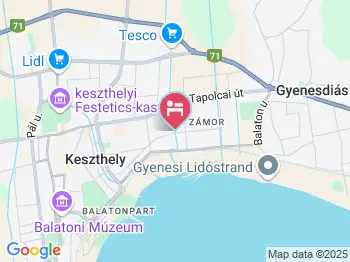 Barbara Wellness Panzió Keszthely a térképen