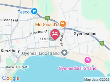 Benaja-Swiss Vendégház Keszthely a térképen