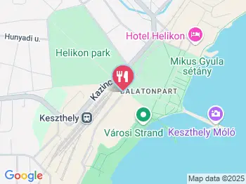 Capitano Pizzéria Keszthely a térképen