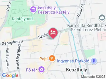 City Hotel Éden & Pension Keszthely a térképen