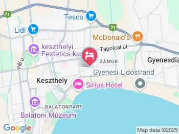 Easy Apartmanház Keszthely a térképen
