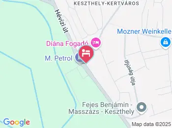 Éden Panzió Keszthely a térképen