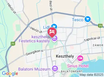 Fábián Vendégház Keszthely a térképen