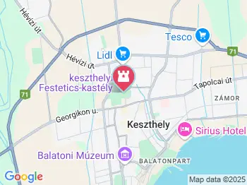 Festetics-kastély Keszthely a térképen