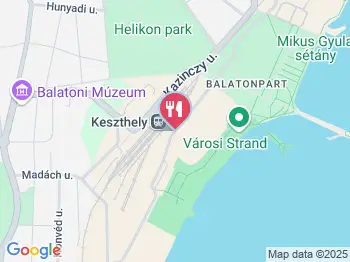 Fröccsterasz Keszthely a térképen