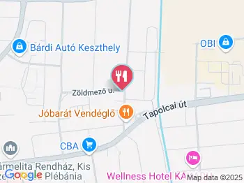 Füstölgő Marha Keszthely a térképen