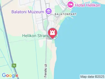 Helikon Strand Keszthely a térképen