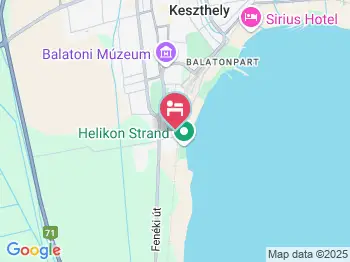 Henézi Apartman Keszthely a térképen