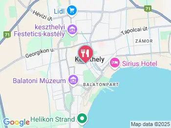 Hotel Bacchus Bormúzeum Étterem Keszthely a térképen