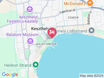 Hotel Helikon Keszthely a térképen