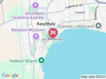 Hotel Via Keszthely a térképen