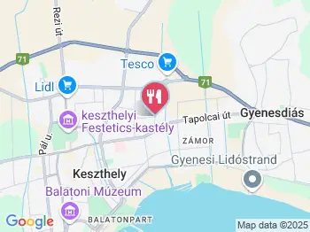 Jóbarát Vendéglő Keszthely a térképen