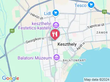 Jordanics Cukrászda Keszthely a térképen