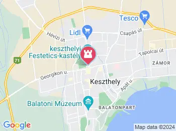 Kályhák háza Keszthely a térképen