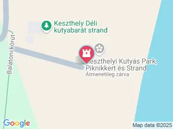Keszthelyi Kutyás Park, Piknikkert és Strand Keszthely a térképen