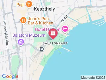 Keszthelyi Városi strand Keszthely a térképen