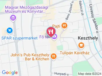 Madárlátta Pékség Keszthely a térképen