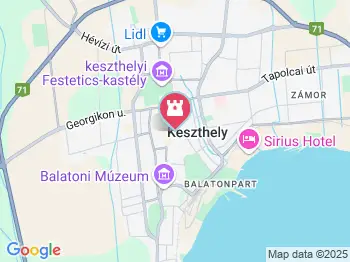 Magyarok Nagyasszonya-templom Keszthely a térképen