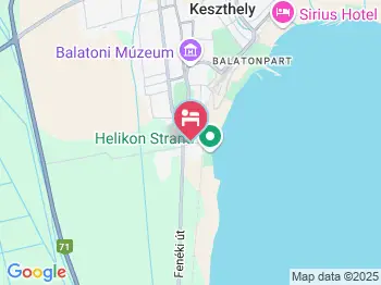 Melinda Villa Keszthely a térképen