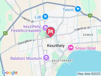 Monarchia Vendégház Keszthely Keszthely a térképen