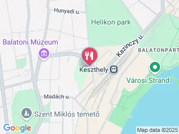 Mozdony Büfé Keszthely a térképen