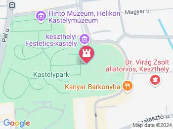 Pálmaház és madárpark Keszthely a térképen