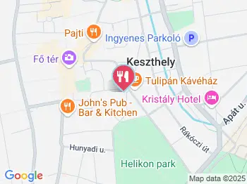 Park Vendéglő Keszthely a térképen