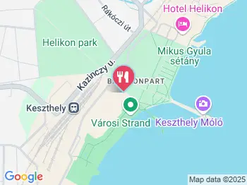 Parti Csárda Keszthely a térképen