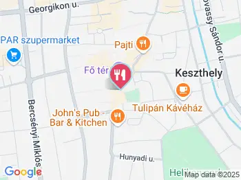Pelso Cafe Keszthely a térképen