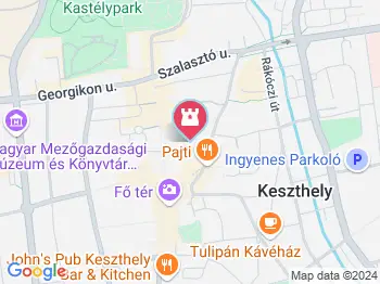 Pethő-ház Keszthely a térképen