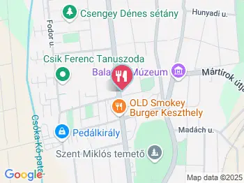 Peti Pizza Keszthely a térképen