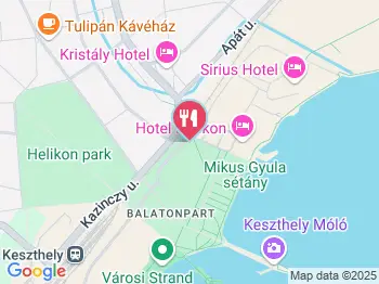 Pinyó Csárda Keszthely a térképen