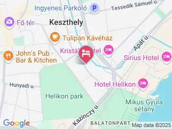 Silatti Panzió Keszthely a térképen