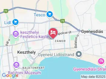 Suzy Vendégház Keszthely a térképen