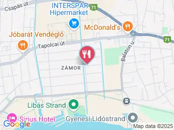 Tompos Étterem Keszthely a térképen