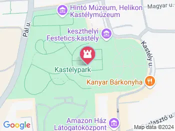 Történelmi modellvasút-kiállítás Keszthely a térképen