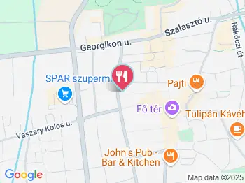 Vadrózsa Étterem Keszthely a térképen