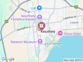 Városháza Keszthely a térképen