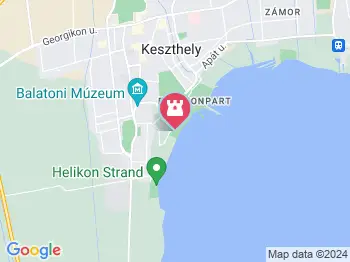 Viviera Beach Keszthely a térképen