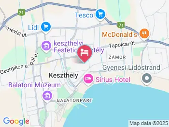 Wimiház Keszthely a térképen