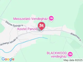 Kostel Panzió Kesztölc a térképen