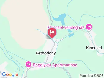 Palócliget Vendégház Kétbodony a térképen