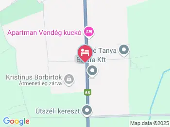 Kristinus Vinotel Kéthely a térképen