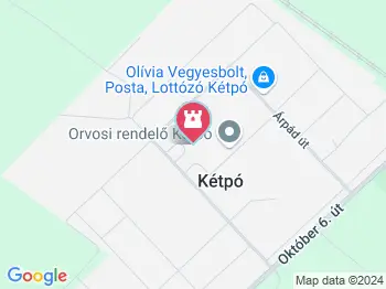 Trianoni emlékmű Kétpó a térképen