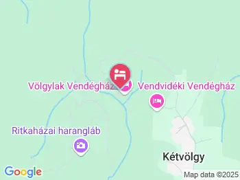 Tücsöktanya Vendégház Kétvölgy a térképen
