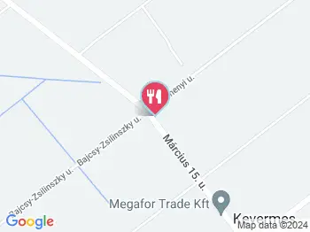 Borza Miklós Pálné Borozója Kevermes a térképen