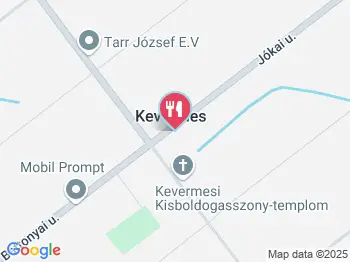 Lángos Büfé Kevermes a térképen